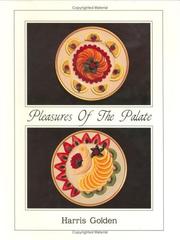Front cover of Pleasures of the palate by Harris Golden