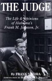 Cover of The Judge by Frank Sikora