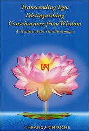 Front cover of Transcending ego by 3rd Karmapa Rangjung Dorje