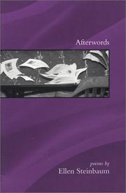 Cover of Afterwords by Ellen Steinbaum
