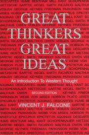 Front cover of Great thinkers, great ideas by Vincent J. Falcone