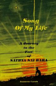 Front cover of Song of my life by Jeannette Caruth