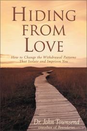 Cover of Hiding from love by John Sims Townsend