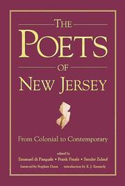 Front cover of The poets of New Jersey by Emanuel Di Pasquale
