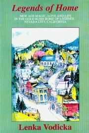 Front cover of Legends of home by Lenka Vodicka