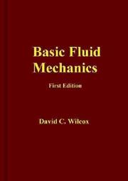 Cover of Basic fluid mechanics by David C. Wilcox