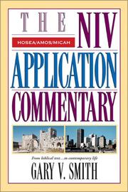 Cover of Hosea, Amos, Micah by Smith, Gary V.