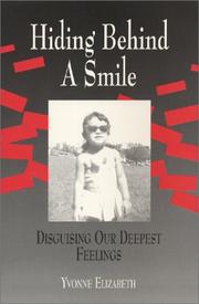Front cover of Hiding behind a smile by Yvonne Elizabeth.