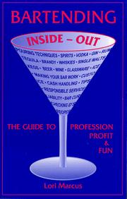 Cover of Bartending Inside-Out by Lori Marcus