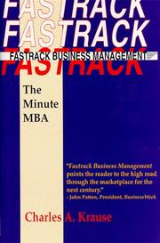 Front cover of Fastrack Business Management by Charles Krause