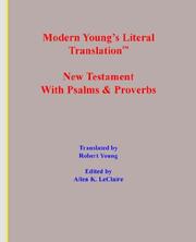 Front cover of Modern Young's Literal Translation New Testament by Unknown