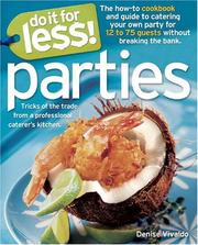 Cover of Do It for Less! Parties by Denise Vivaldo