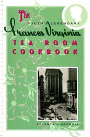 Front cover of The Frances Virginia Tea Room cookbook by Mildred Huff Coleman