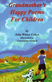 Front cover of Grandmother's happy poems for children by Julia Winter Cohen