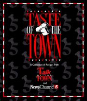 Front cover of Taste of the town by Unknown