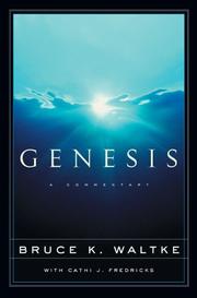 Cover of Genesis by Bruce K. Waltke