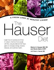 Cover of The Hauser diet by Marion A. Hauser