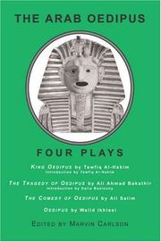 Cover of The Arab Oedipus by Marvin Albert Carlson