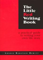 Front cover of The little red writing book by Lonnie Burstein Hewitt