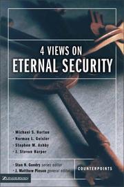 Cover of Four Views on Eternal Security by Stanley N. Gundry