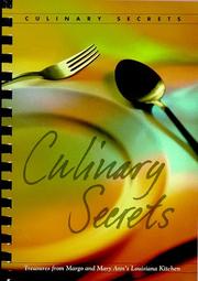 Cover of Culinary secrets by Margo B. Hayes