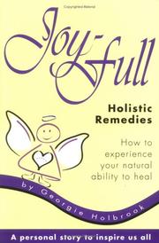 Front cover of Joy-Full Holistic Remedies by Georgie Holbrook
