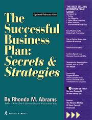 Cover of The Successful Business Plan by Rhonda Abrams