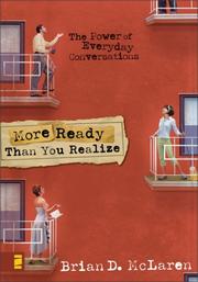 Cover of More Ready Than You Realize by Brian D. McLaren