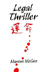 Cover of Legal Thriller by Marcus McGee