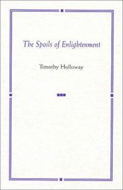 Front cover of The spoils of enlightenment by Timothy Holloway