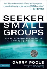 Cover of Seeker Small Groups by Garry Poole