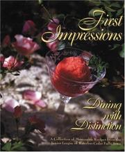 Front cover of First Impressions by The Junior League of Waterloo-Cedar Falls Inc.