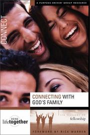 Front cover of Connecting with God's family by Brett Eastman