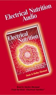 Front cover of Electrical Nutrition Audio by Denie Hiestand