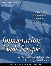Cover of Immigration made simple by Barbara Brooks Kimmel