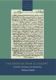 Cover of The Creed of Imam al-Tahawi by Hamza Yusuf