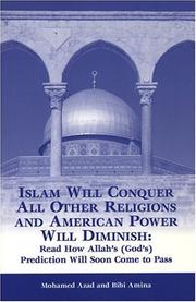 Cover of Islam will conquer all other religions and American power will diminish by Mohamed Azad