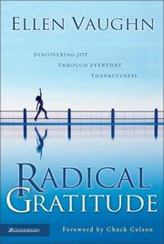 Cover of Radical gratitude by Ellen Santilli Vaughn