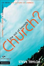 Front cover of The Out of Bounds Church? by Steve Taylor
