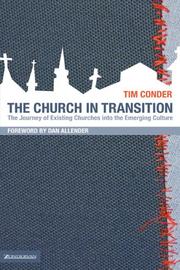 Front cover of The church in transition by Tim Conder