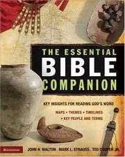 Front cover of The essential Bible companion by John H. Walton
