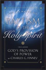 Front cover of Baptism of the Holy Spirit by Asa Mahan
