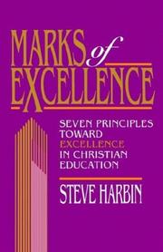 Front cover of Marks of Excellence by Steve Harbin