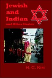 Front cover of Jewish And Indian And Other Stories by H. C. Kim