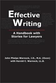 Cover of Effective writing by John Phelps Warnock