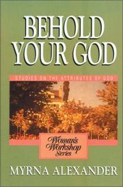 Cover of Behold your God by Myrna Alexander