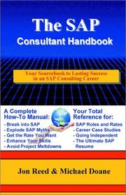 Cover of The SAP consultant handbook by Jon Reed