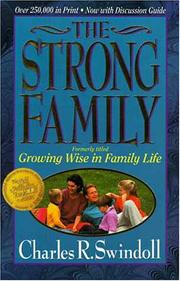 Front cover of The strong family by Charles R. Swindoll