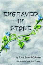 Front cover of Engraved in Stone by Alice Scovell Coleman