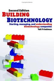 Cover of Building biotechnology by Yali Friedman